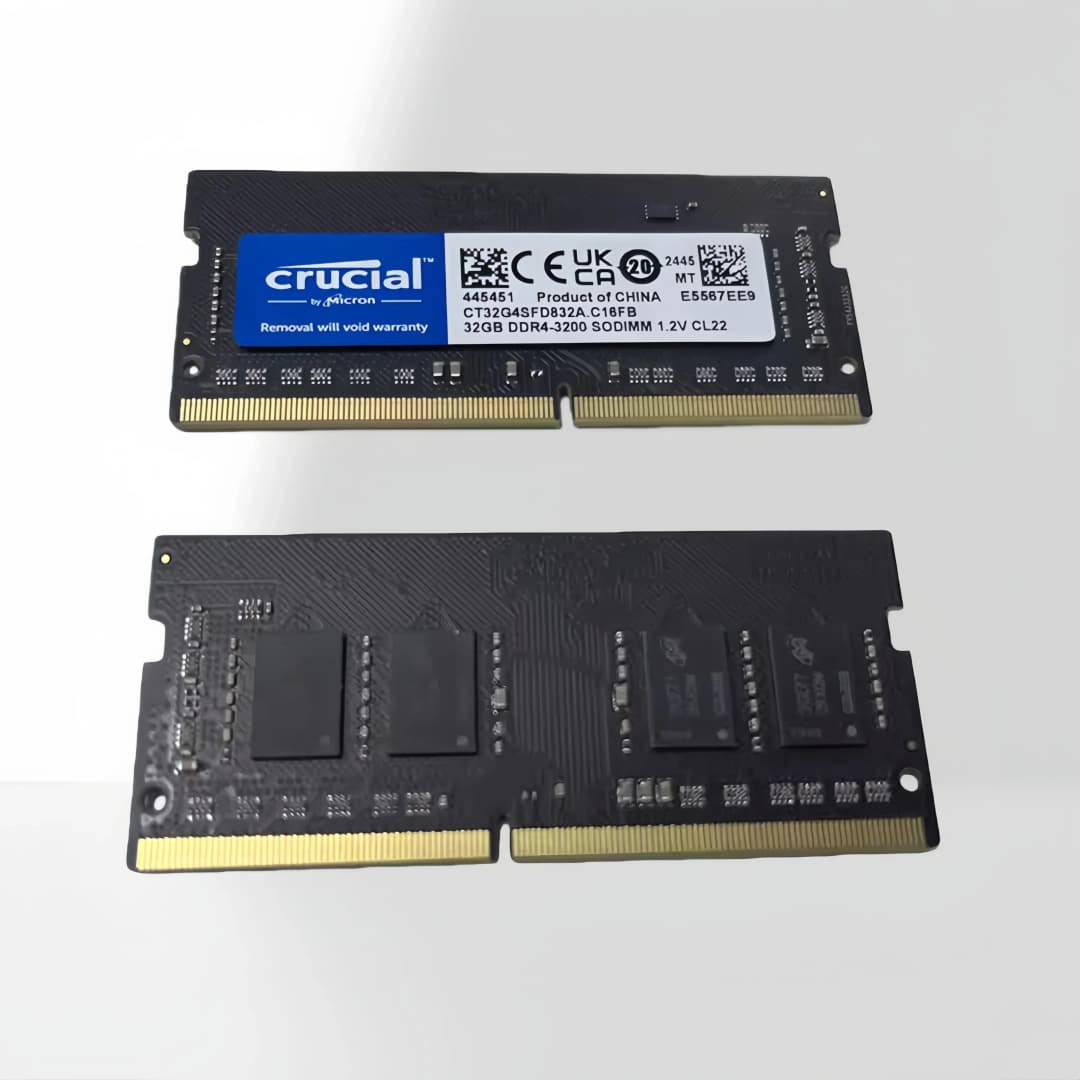 ذاكرة محمول من Crucial DDR4 بسعات 4 جيجابايت و 8 جيجابايت و 16 جيجابايت و 32 جيجابايت بترددات 2133 ميجاهرتز و 2400 ميجاهرتز و 2666 ميجاهرتز و 3200 ميجاهرتز SODIMM 1.2V متوافقة مع أجهزة HP و Dell و Intel و AMD - 4