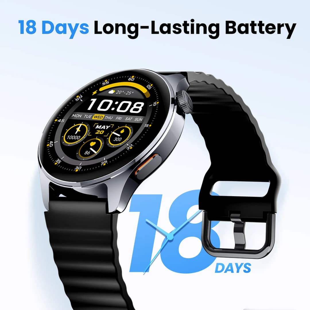 HAYLOU Watch 4S GPS Smartwatch 1.43” HD AMOLED Display 5 Satellite GPS Positioning 120+ Workout Modes Sport Fitness Smart Watch - 6
