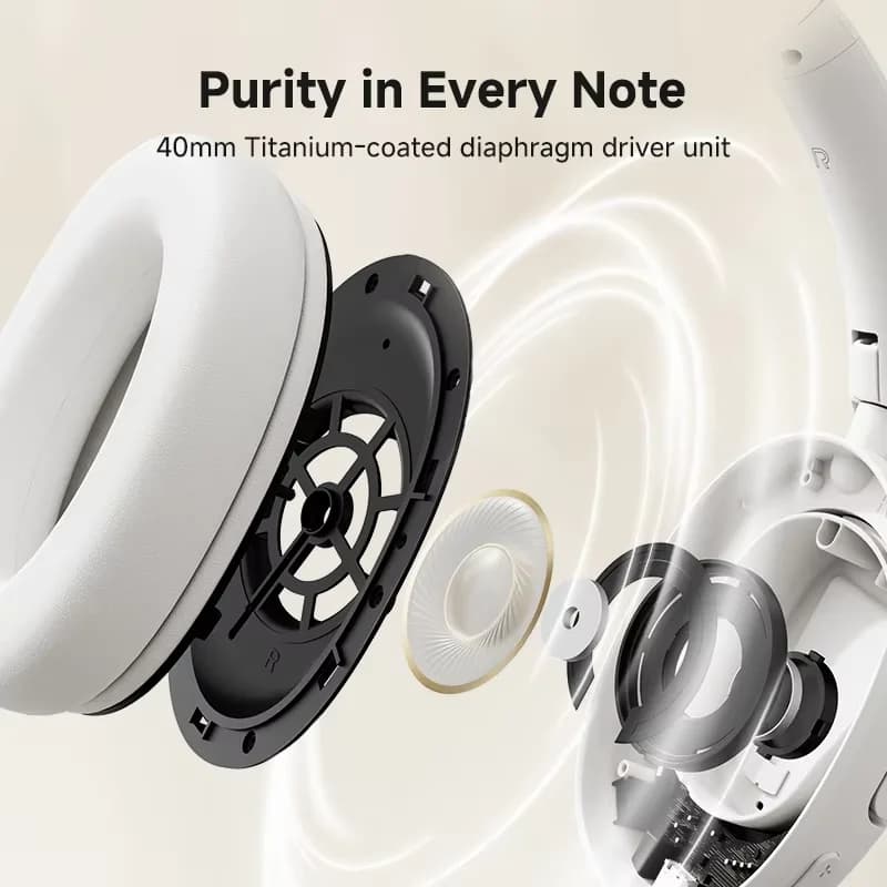 Edifier W800BT SE Over-ear Headset Wireless Bluetooth Headphones Bluetooth 5.4 Gaming Mode 45H Battery Life with Microphone - 4