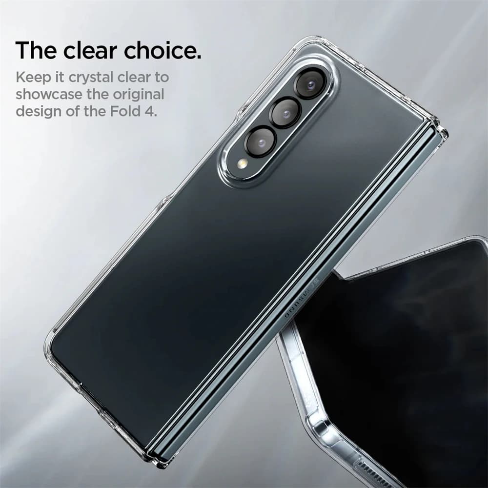 Spigen Ultra Hybrid Pro MagFit غطاء مقاوم للاصفرار لهاتف Samsung Galaxy Z Fold 7 6 5 غطاء شفاف مقاوم للصدمات Z Fold7 Fold6 - 3