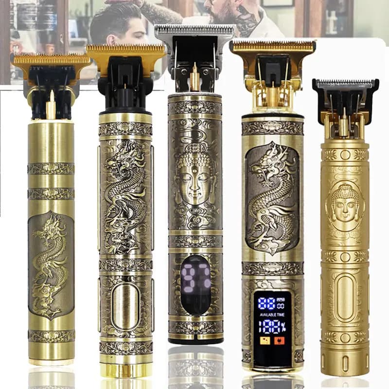 Tondeuse Dragon Vintage T9 ماكينة قص شعر احترافية لاسلكية للرجال ماكينة تشذيب كهربائية ماكينة حلاقة