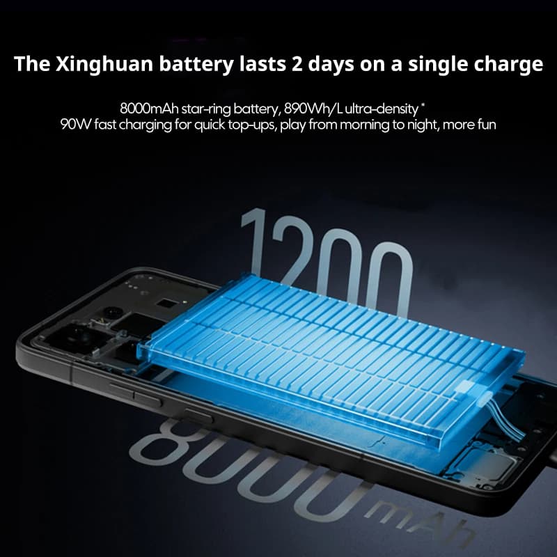 هاتف الألعاب Lenovo Legion Y70 2026، نسخة صينية، معالج Snapdragon 8 Gen 5، شاشة 6.82 بوصة بمعدل تحديث 144 هرتز، بطارية 8000 مللي أمبير، شحن 90 واط - 6