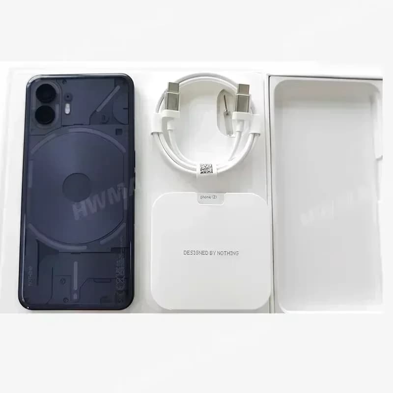 هاتف NOTHING Phone (2) بشاشة مرنة LTPO OLED مقاس 6.7 بوصة، معالج Snapdragon 8+ Gen 1، نظام Nothing OS 2.0، كاميرا خلفية مزدوجة 50 ميجابكسل، وكاميرا أمامية 32 ميجابكسل - 2
