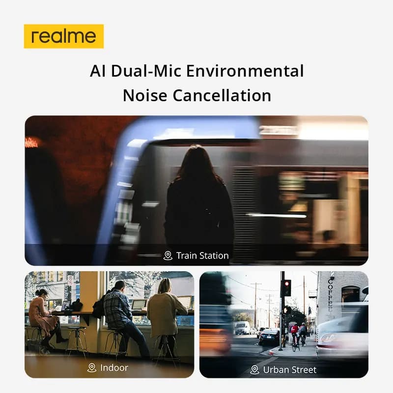 realme Buds Clip OWS Ear Clip Headphones AI ENC Call Noise Cancellation AI Translator Up to 36H Batter Life IP55 Bluetooth 5.4 - 4