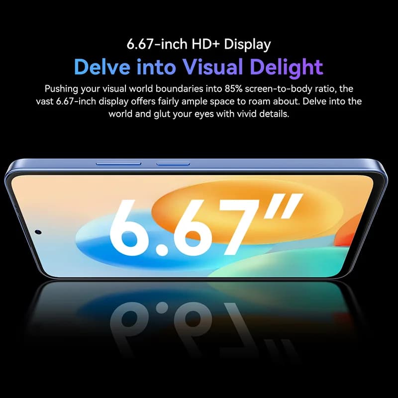 Blackview Oscal Tiger 13 5G Smartphone 6.67 inch 90Hz IPS Display NFC 5000mAh Unisoc T760 256GB 50MP AI Camera Mobile Phone - 6