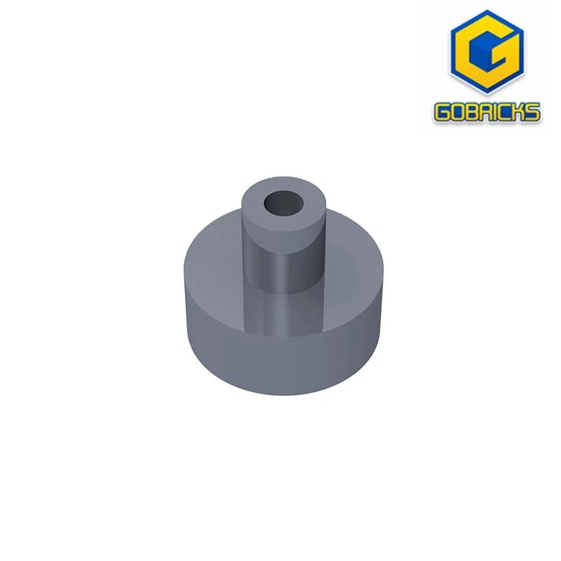 Gobricks 10 قطع طوب لوحة 20482 بلاطة مستديرة 1 x 1 مع شريط وحامل دبوس لأجزاء مكعبات البناء ألعاب إبداعية تعليمية