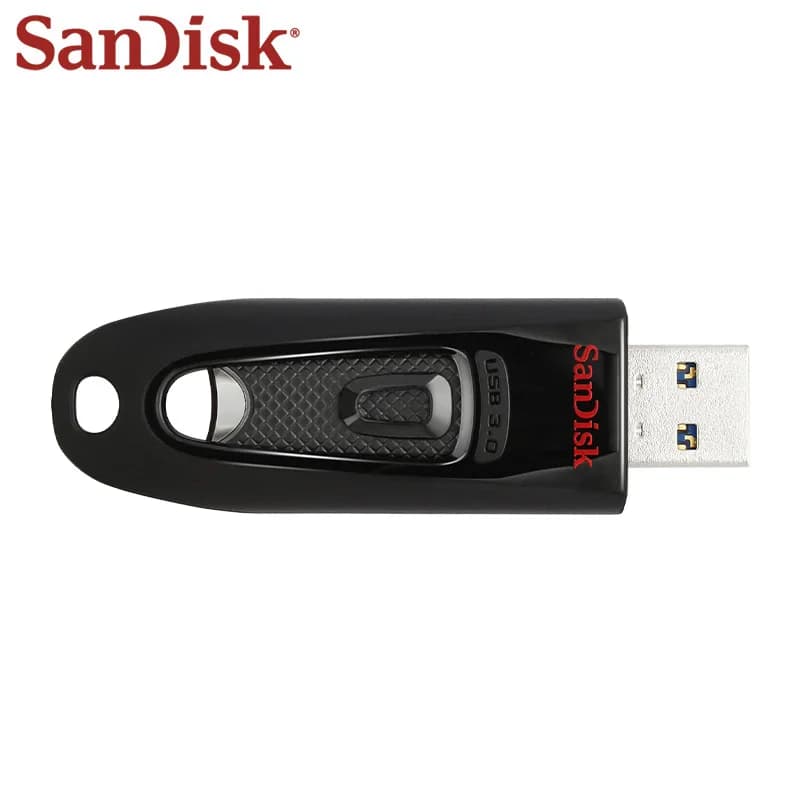 Black PenDrive CZ48 SanDisk 100% Original USB 3.0 Flash Drive Flash Memory Stick 16GB 32GB 64GB 128GB 256GB 512GB Max 130Mb/s
