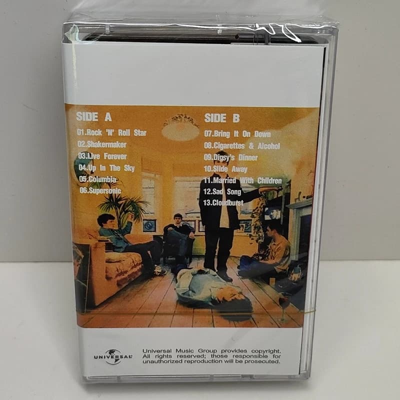 Rock band Oasis Liam Gallagher Music Tape Definitely Maybe Album Live Forever Cassettes Cosplay Recorder Walkman Soundtracks Box - 3