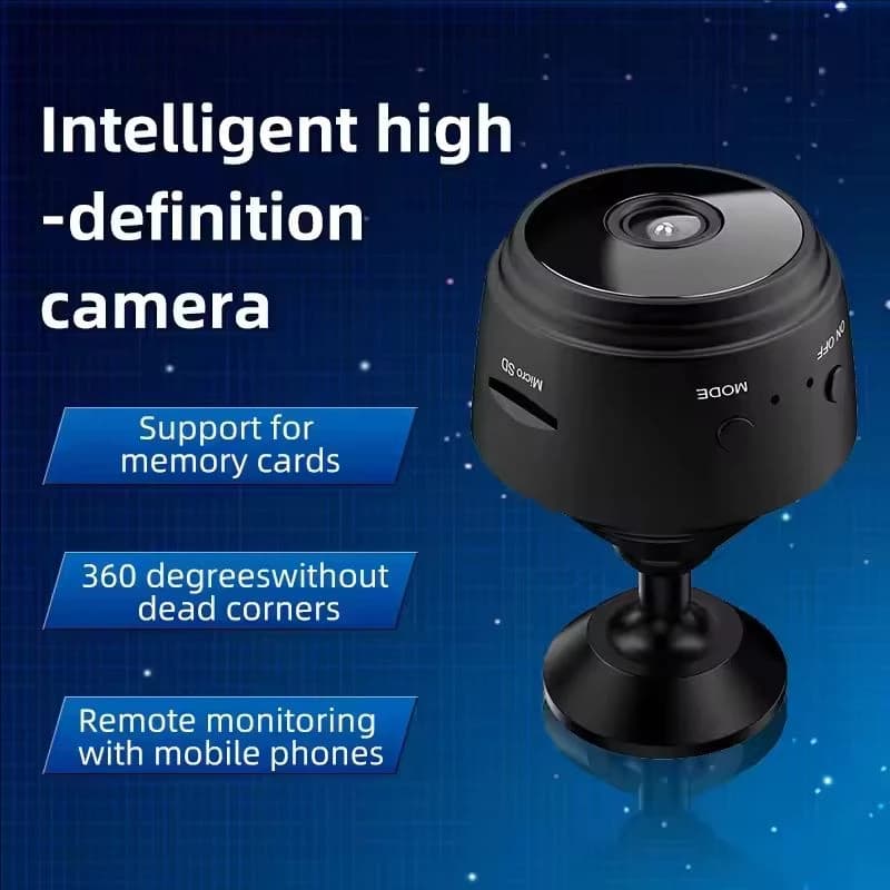 كاميرا A9 صغيرة الحجم بتقنية Wifi بدقة 1080P، مراقبة أمنية لاسلكية، تحكم عن بعد، رؤية ليلية، مراقبة فيديو، كاميرا منزلية ذكية صغيرة بدقة HD - 2