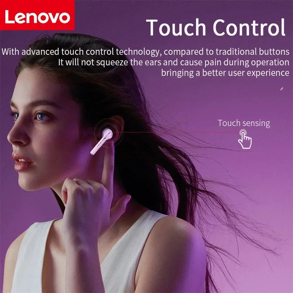 Lenovo Original J18 Wireless Earphones In Ear Bluetooth Ture Sport Headphones Stereo Game Waterproof Headset With Microphone - 4