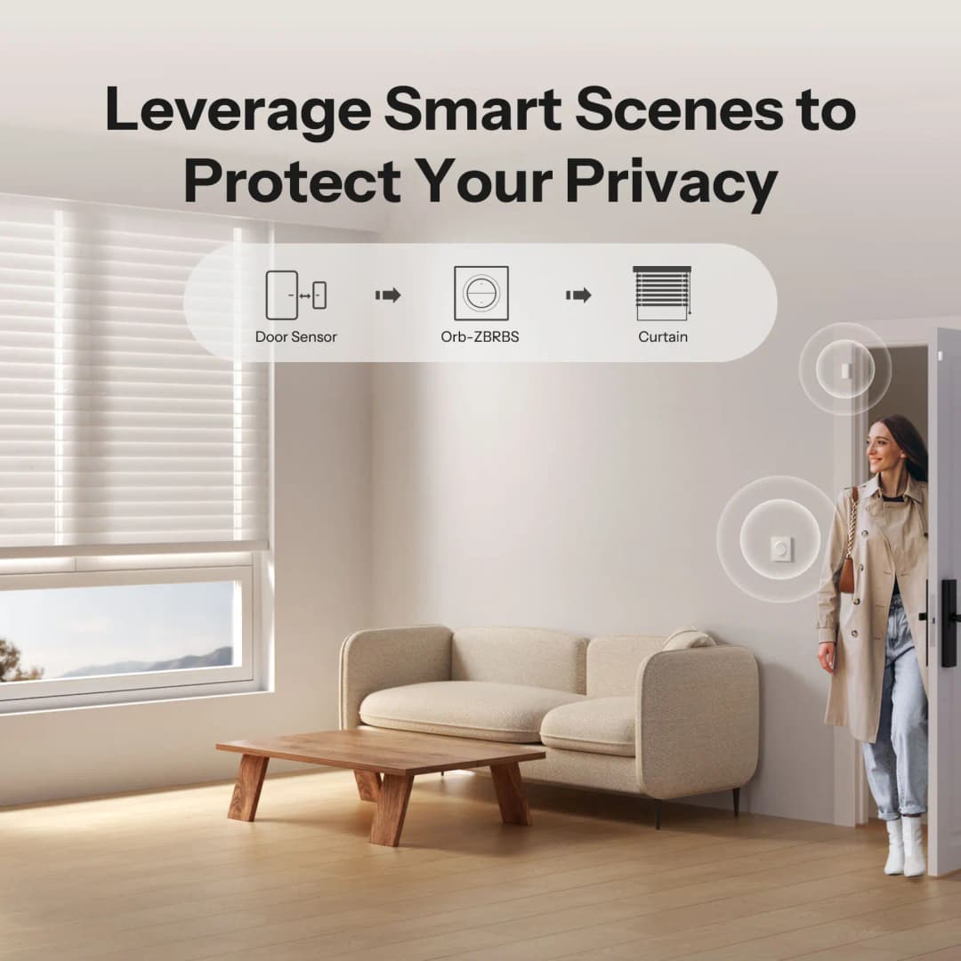 SONOFF MINI-ZBRBS-E مفتاح ستائر حائط ذكي Zigbee سلسلة Fusion ضبط دقيق للنسبة المئوية متوافق مع مركز ZHA Zigbee - 4