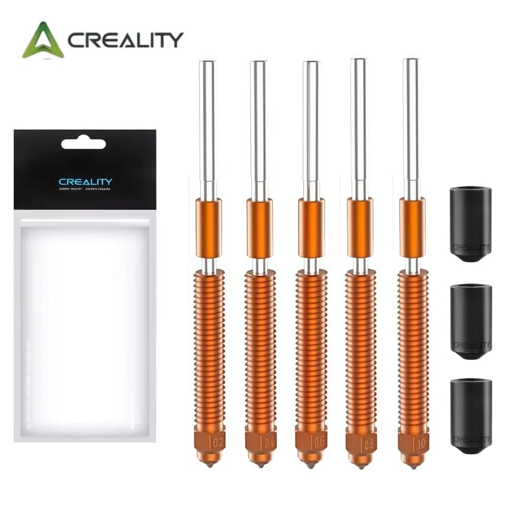 Creality Original K2 plus Nozzle Unicorn Quick-Swap Nozzles Kit Copper Alloy Hardened Steel  for K2 Pro/Creality Hi/K2
