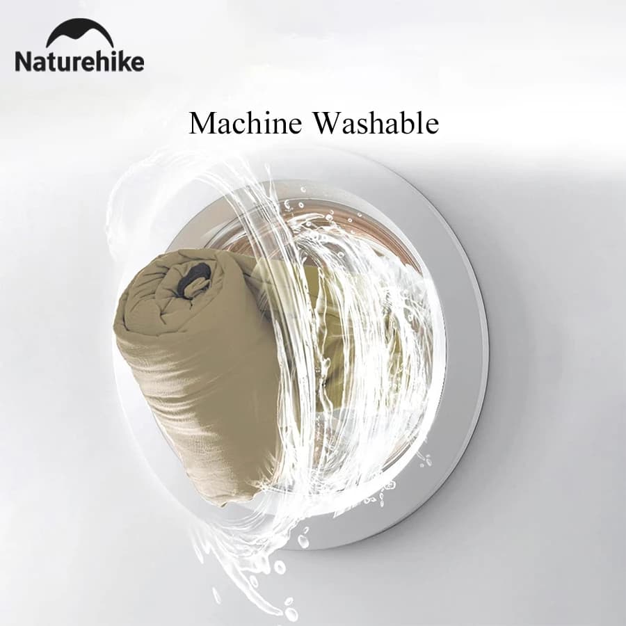 بطانية نوم من Naturehike 2023 بطانة خفيفة الوزن مرنة للغاية على شكل مومياء لحاف شتوي قابل للارتداء محمول جيب تخييم بطانية نوم - 3