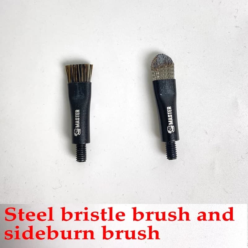 2Pcs MECHANIC motherboard IC debonding brush steel brush replacement head IC pad cleaning and glue removal and tin removal tool - 3