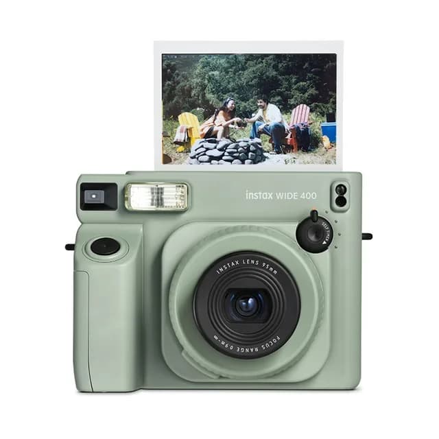 كاميرا فوجيفيلم Wide 400، 5 بوصة، كاميرا تصوير لمرة واحدة، تنسيق واسع، فيلم فوجيفيلم Instax Wide اختياري - 6
