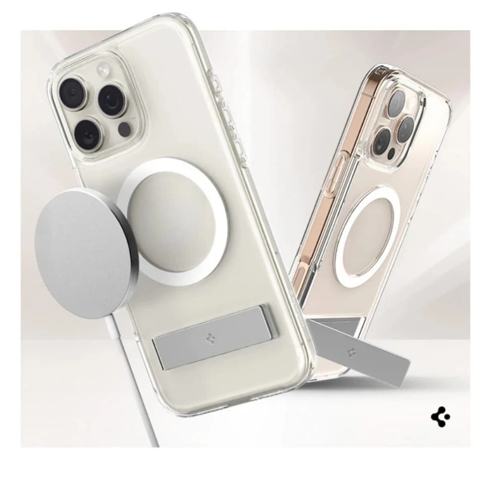 حافظة Spigen Ultra Hybrid S MagFit مصممة لهاتف iPhone 16 Pro Max 15 14 13 12 حامل مقاوم للاصفرار متوافق مع MagSafe - 2