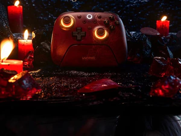 وحدة تحكم لاسلكية 8BitDo Ultimate 2 WUCHANG، وحدة تحكم بعصي TMR مع قاعدة شحن للكمبيوتر الشخصي، ويندوز 10، 11، أندرويد - 3