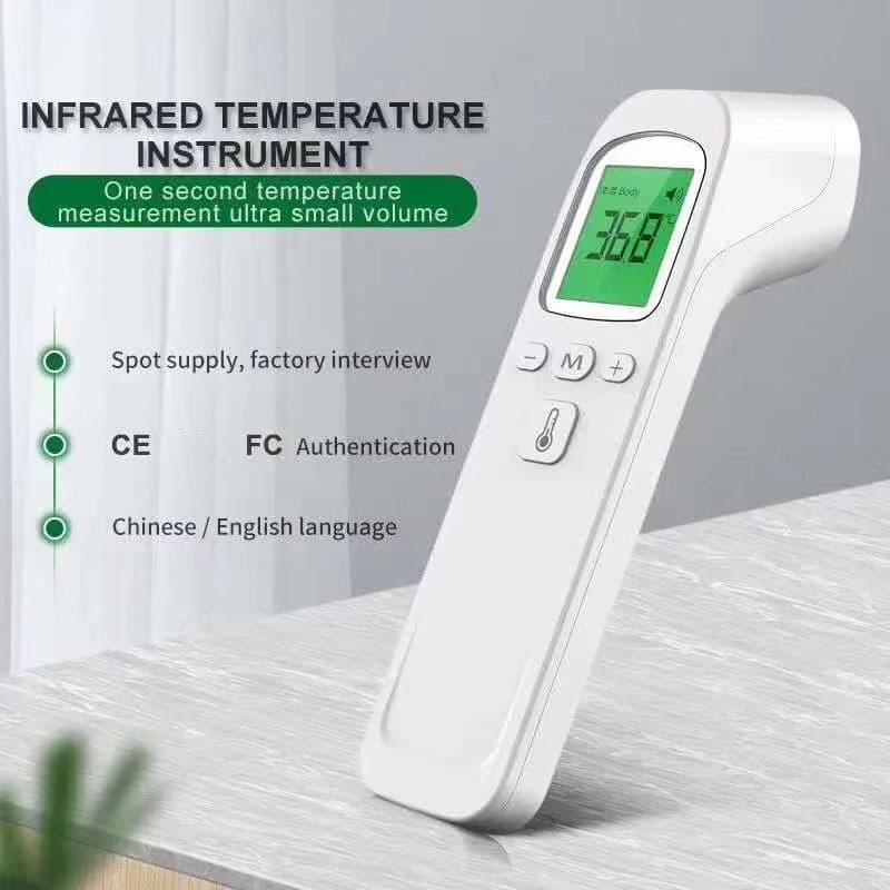 Non-contact Laser Body Temperature Ear Thermometer Infrared Fever Thermometer Digital LCD Infant Adult Finger Pulse Oximeter - 2