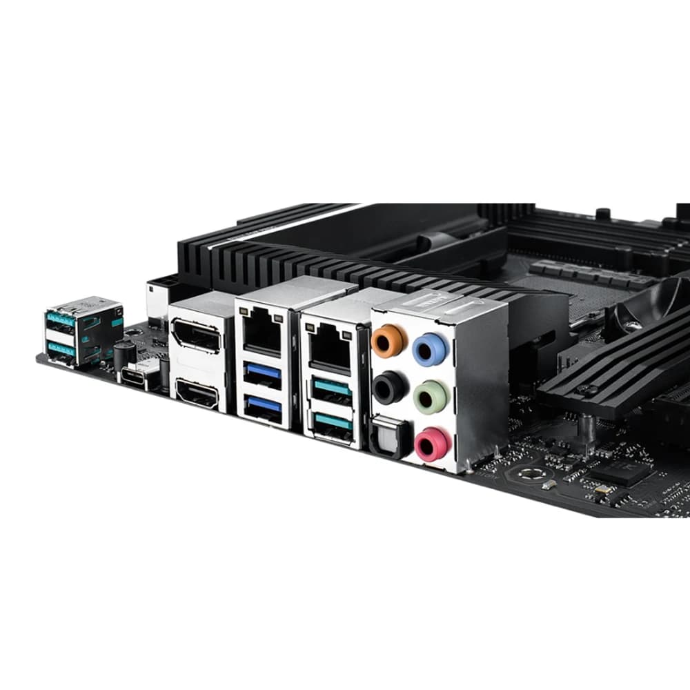 لوحة أم ASUS Pro WS X570-ACE بمعالج AMD X570 تدعم 5600G 5700X 5700X3D 5800x3D CPU و4xDDR4 و128 جيجابايت M.2 وHDMI وPCIe 4.0 ATX AM4 - 5