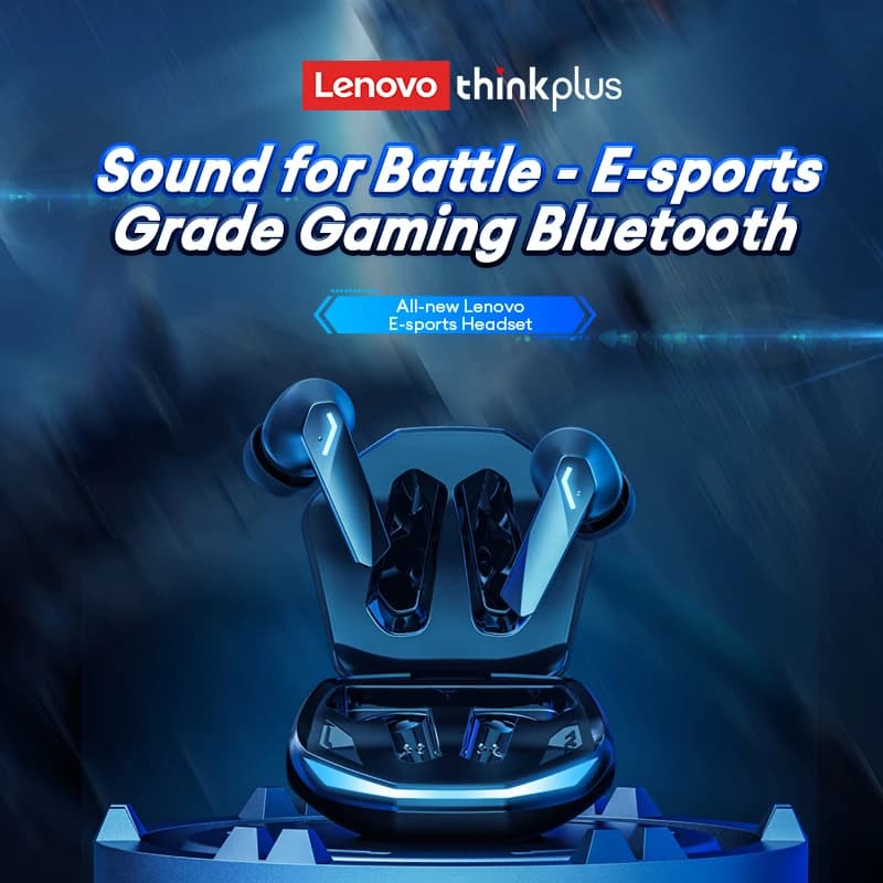Choice Lenovo GM2 Pro TWS Wireless Bluetooth V5.4 Earphone HD Call Low Latency Headphones Dual Mode Music Gaming Earbuds GM2PRO - 5