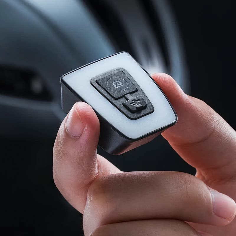 ROCKBROS إضاءة دراجة مقاومة للماء مصباح خلفي للخوذة إضاءة LED قابلة لإعادة الشحن عبر USB إضاءة خلفية آمنة لركوب الليل - 3