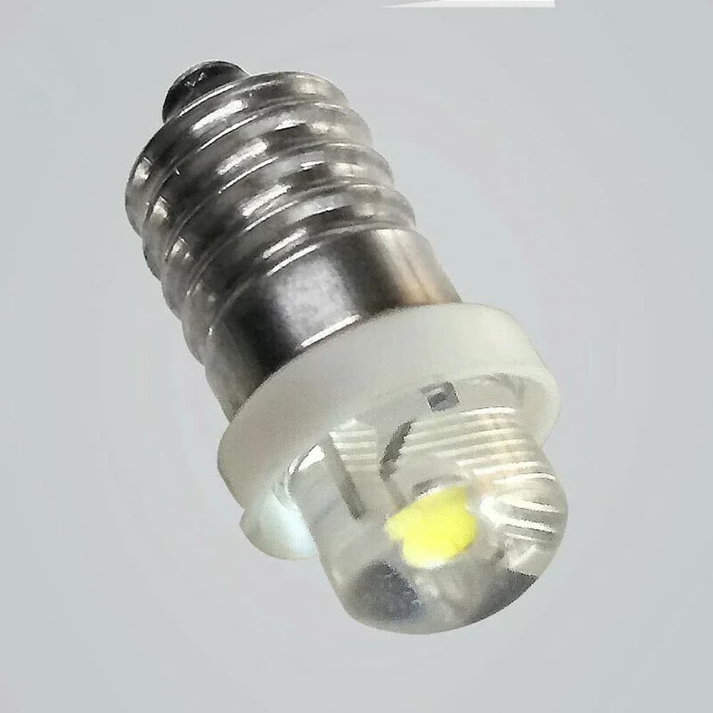 1pcs Long-Lasting 0.5W E10 LED Bulb DC 3V/4.5V/6V 6000K Color Temperature White Light Color 180° Beam Angle Camping Equipment - 5