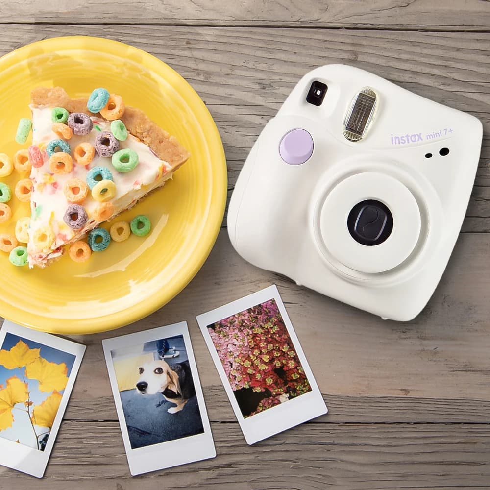 Fujifilm Instax Mini SE Mini 7 + Instant Camera Film Cam Auto-focusing Wrist Strap Birthday Gift for Girls New Year Festival - 2