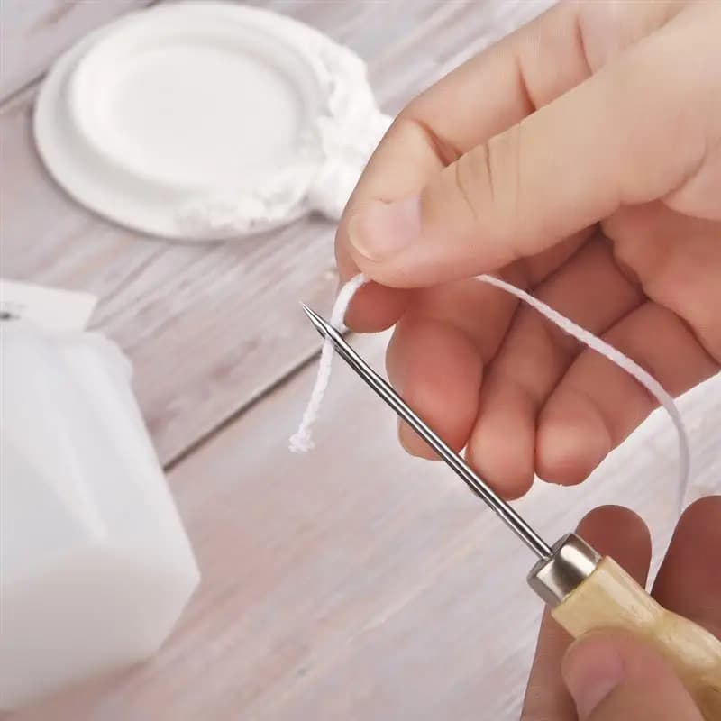 Round Hole Cone for DIY Silicone Mold Making Punch Tool Hand Drill Equipment Practical Gadget Punching Needle Candle Wick Tools - 4