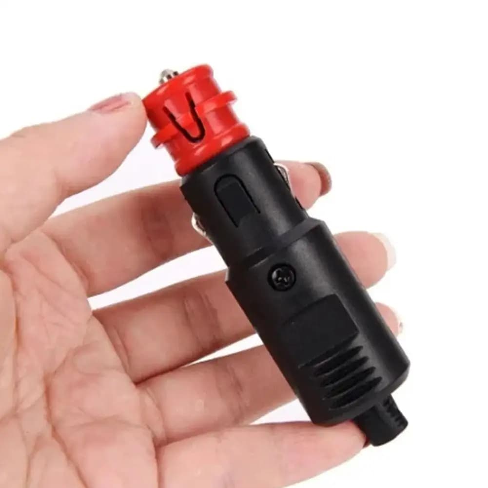 محول ولاعة سيارة بقابس كهرباء 8A فيوز توصيل 12V عالمي 12V-24V لولاعة سيارة 0.83 بوصة - 5