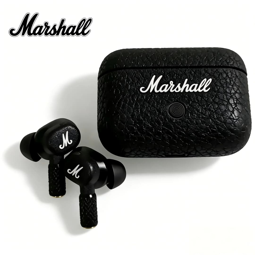 Marshall MOTIF II 2 ANC Wireless Bluetooth Earphones Trendy Active Noise Cancelling Headphones Black & Gold Black HK Edition - 2