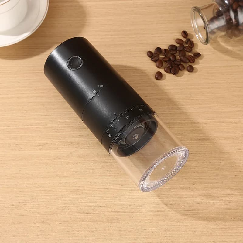 مطحنة قهوة TYPE-C بشحن USB، نواة طحن سيراميك احترافية، مطحنة حبوب قهوة محمولة كهربائية محدثة - 4