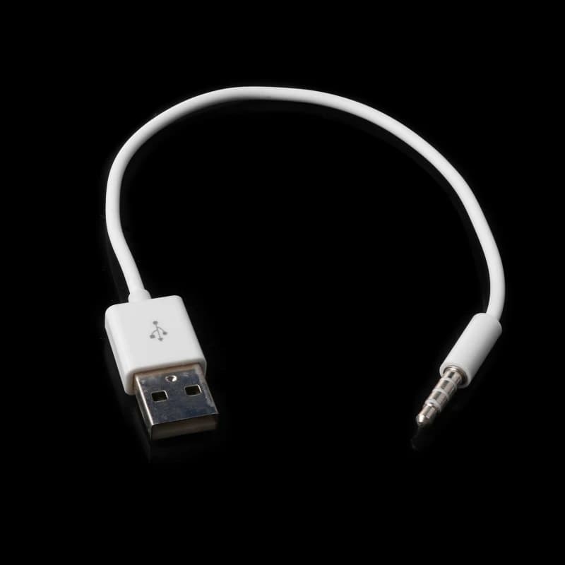 محول كابل شحن ومزامنة بيانات USB 3.5 ملم لجهاز Apple iPod Shuffle الجيل الثاني - 3