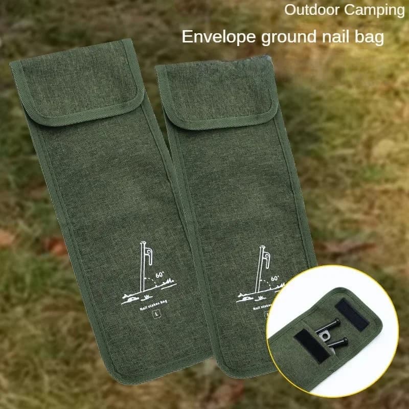 Outdoor Nail Bag Camping Kit Multifunctional Nail Storage Bag Camping Oxford Cloth Large Accessories Storage Bag - 2