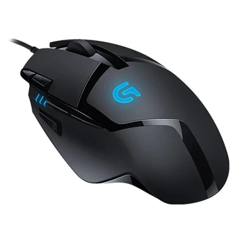 فأرة Logitech G402 Hyperion Fury سلكية للألعاب، بدقة 4000 DPI، خفيفة الوزن، مع 8 أزرار قابلة للبرمجة، بصرية، مناسبة للرياضات الإلكترونية - 5