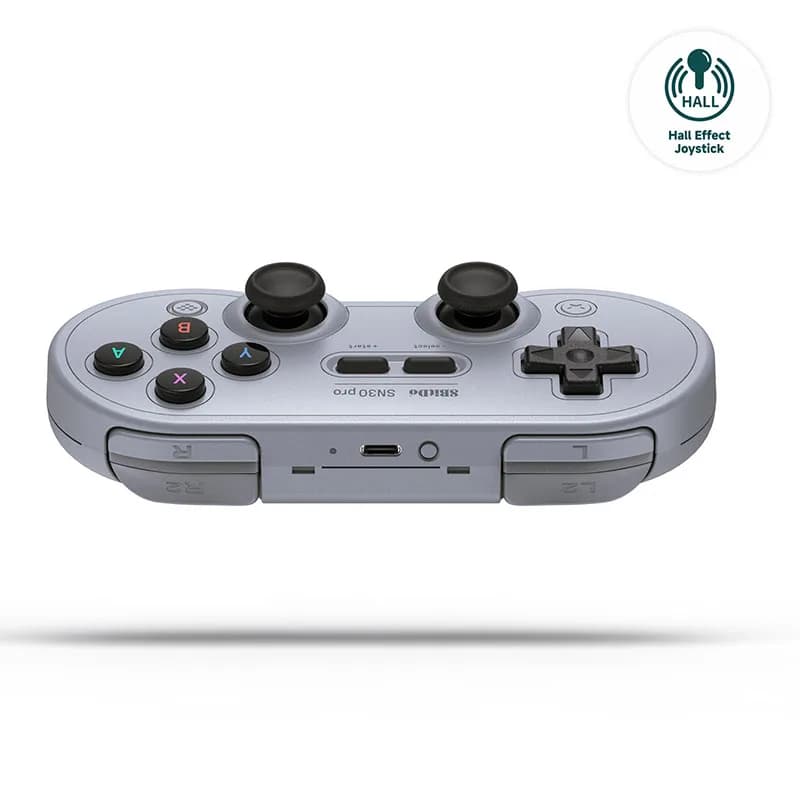 8BitDo SN30 Pro يد تحكم بلوتوث لاسلكية بتأثير هول لسويتش 2، 1، كمبيوتر، Windows 10، 11، Steam Deck، أندرويد، macOS - 5