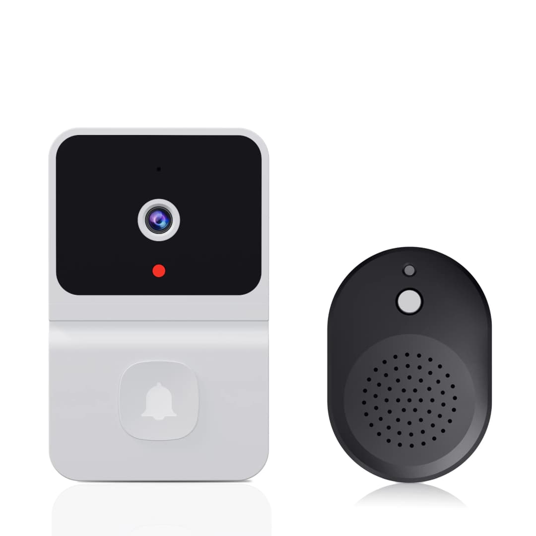 جرس باب لاسلكي WiFi مع كاميرا HD خارجية، أمان، رؤية ليلية، إنتركوم فيديو، تغيير الصوت، هاتف باب للمراقبة المنزلية - 5