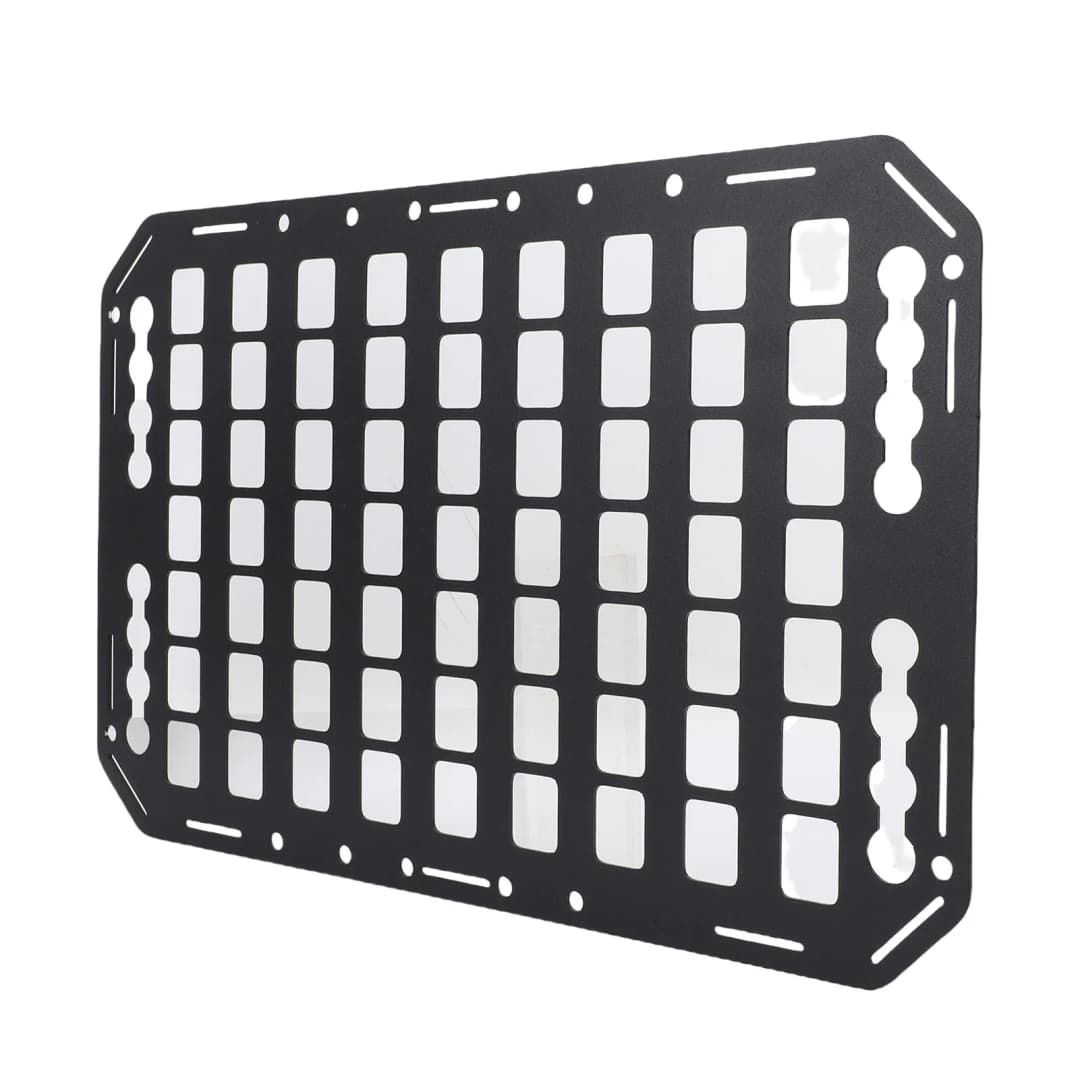 Truck Bed Molle Panel Aluminium Alloy Multifunctional L Track Storage Organizer for Car SUV RV - 3