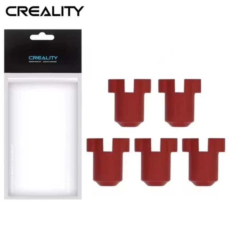 غطاء سيليكون K1C من Creality، 5 قطع غطاء سيليكون K1، غطاء عازل للحرارة لرأس التسخين، غطاء كتلة التسخين لـ K1C/K1/K1 Max