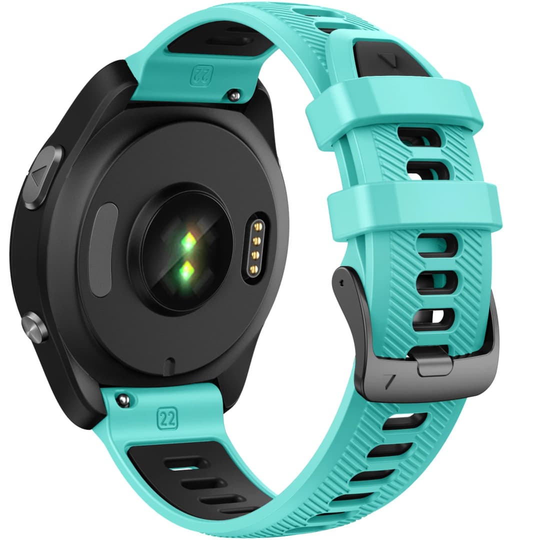 حزام سيليكون رسمي من Garmin بعرض 22 ملم، حزام سهل التركيب لـ Forerunner 955/945، سوار أصلي لـ Forerunner 965، حزام ساعة Istinct1 2