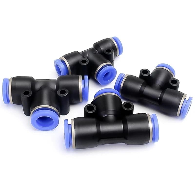 Pneumatic Fittings Quick Connector Air Hose Tube Connectors Plastic PU PY 4mm 6mm 8mm 10mm 12mm Push Into Pluglug - 5