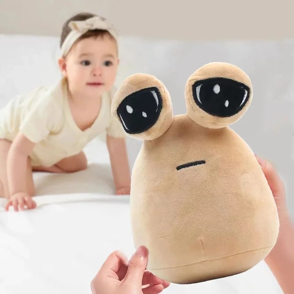 دمية محشوة ناعمة على شكل حيوان أليف من الكرتون أنيمي لعبة The Maw Pou وسادة محشوة هدية عيد ميلاد وعيد الميلاد للأطفال - 4