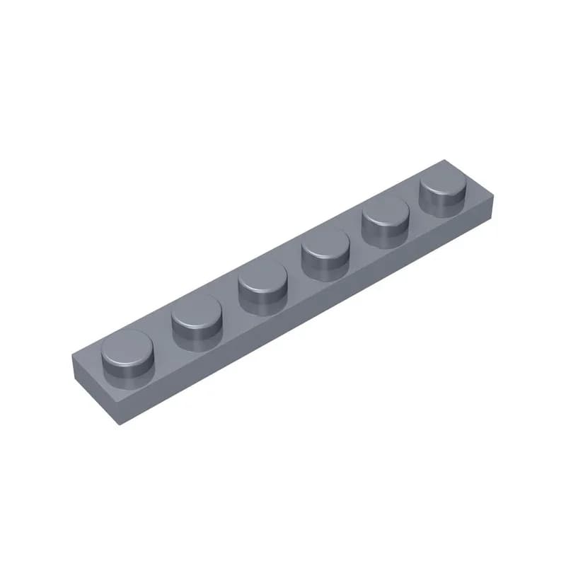 جوبيكس GDS-505 لوحة 1 x 6 متوافقة مع ليغو 3666 قطع مكعبات البناء DIY لوحة جسيمات للأطفال - 6