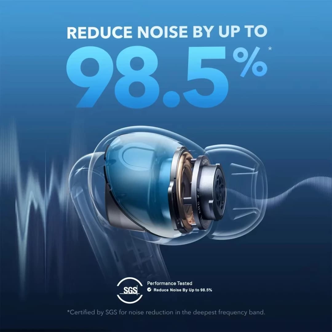 سماعات الأذن اللاسلكية Soundcore من Anker Liberty 4 NC مع إلغاء الضوضاء، سماعات بلوتوث لاسلكية TWS - 2