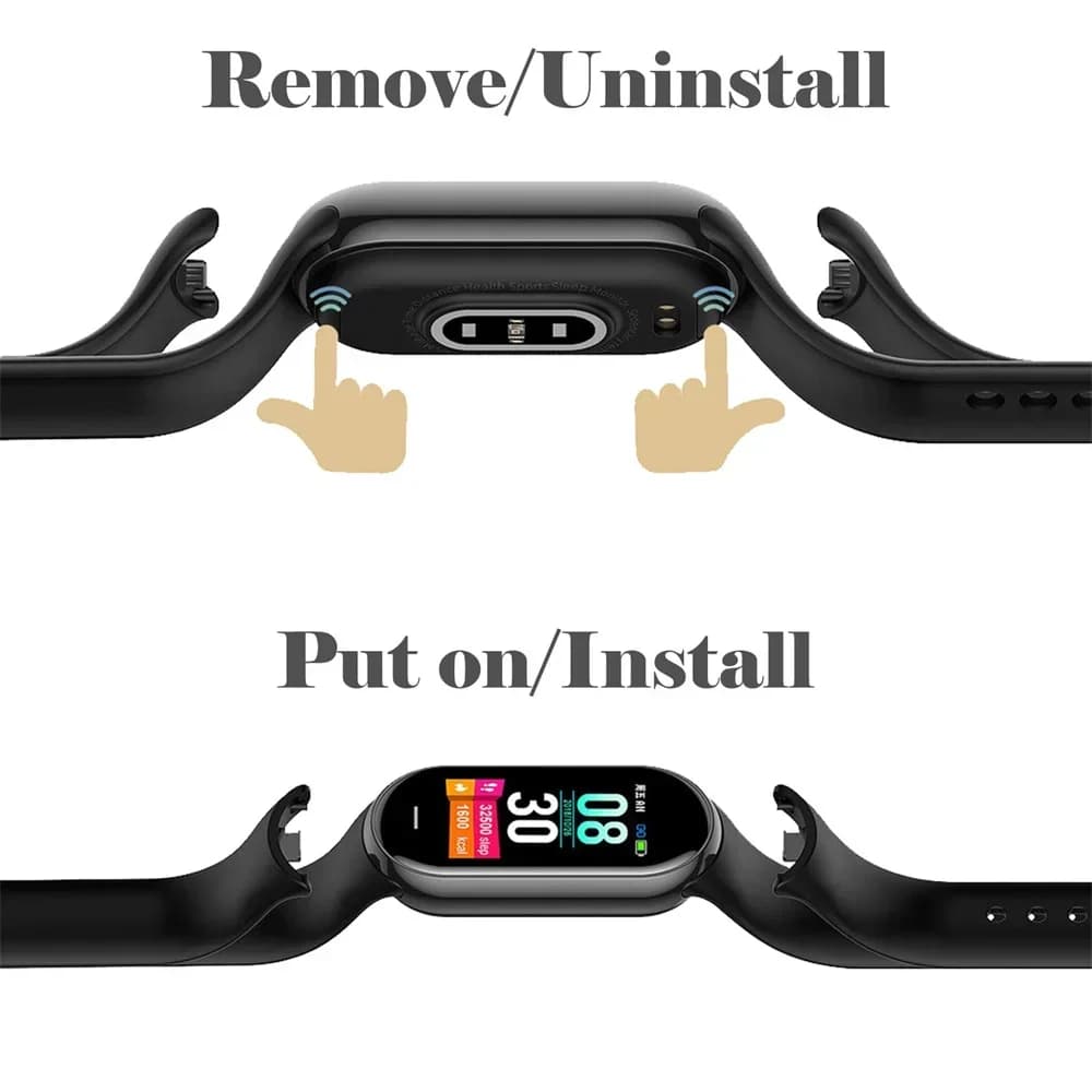 Sport Watchbands For Xiaomi Mi band 8-9 NFC Replacement miband9/8 silicone Bracelet waterproof Strap smart mi band 9 Accessories - 6