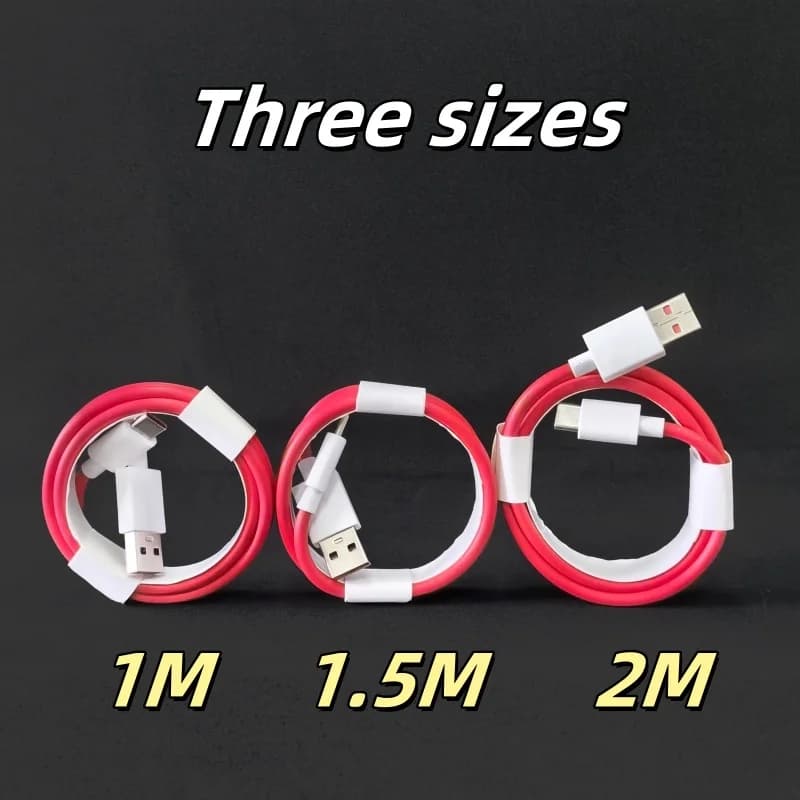 كابل شحن أصلي من ون بلس بقوة 150 واط و100 واط، 10 أمبير و8 أمبير، نوع C، شحن سريع SUPERVOOC، متوافق مع ون بلس 13R و13 و12 و12R و11 و10 ونورد 4، ولأجهزة أوبو - 5