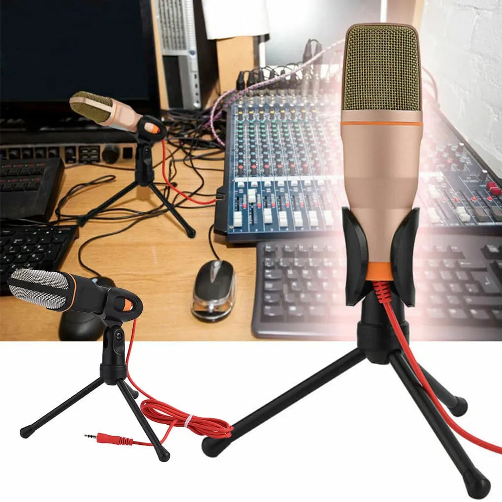 Professional Condenser Wired Microphone Mic For PC Karaoke Sound Room Gaming Audio Sing Machine System Live Streaming Kits Gamer - 5