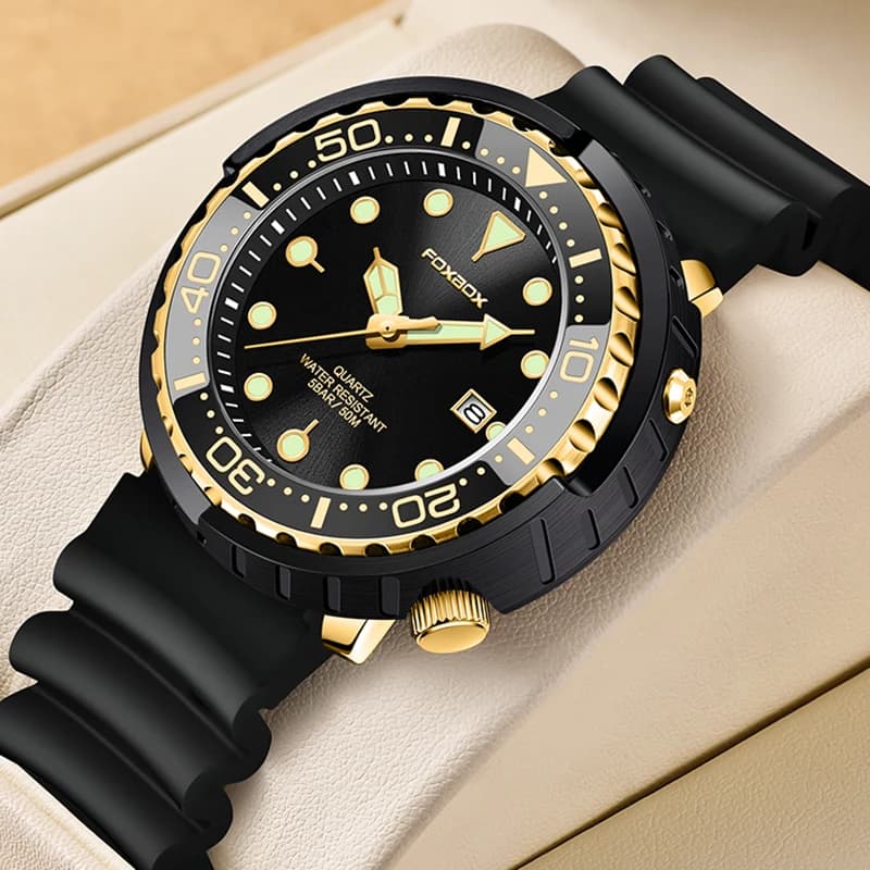 LIGE Fashion Diver Watch Men Top Brand Luxury 50ATM Waterproof Date Clock Sport Watches Mens Quartz Wristwatch Relogio Masculino - 6