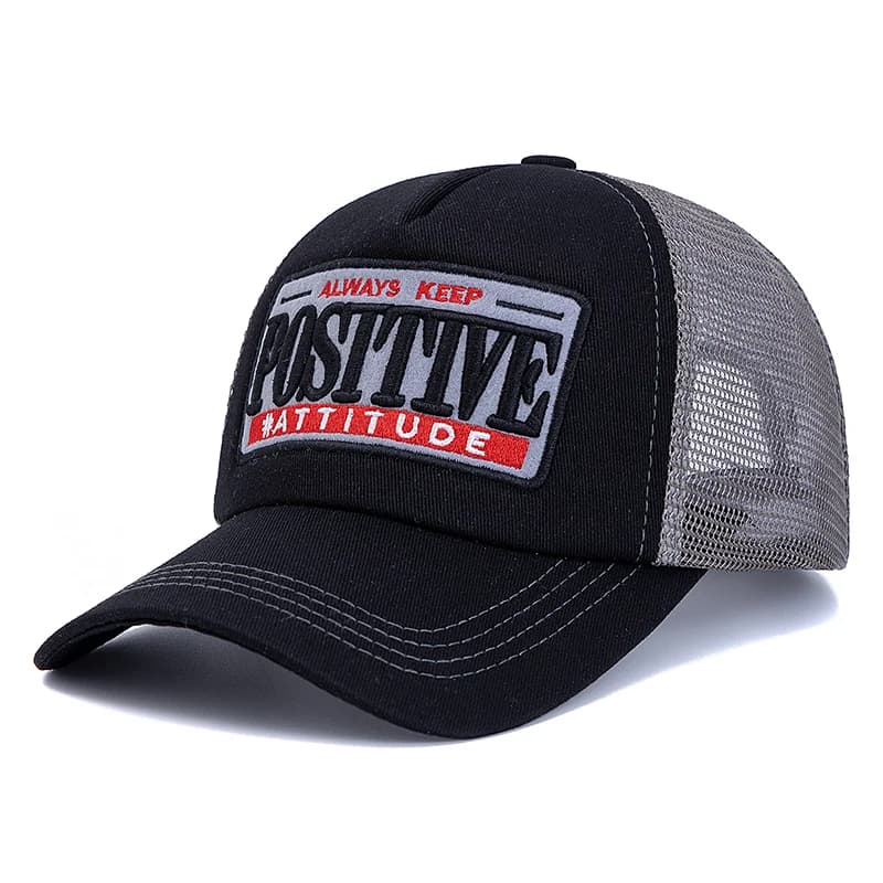 Hot Sale Unisex Baseball Cap Classic ALWAYS KEEP Letter Pattern Mesh Cap Men And Women Breathable Streetwear Summer Trucker Hat - 2