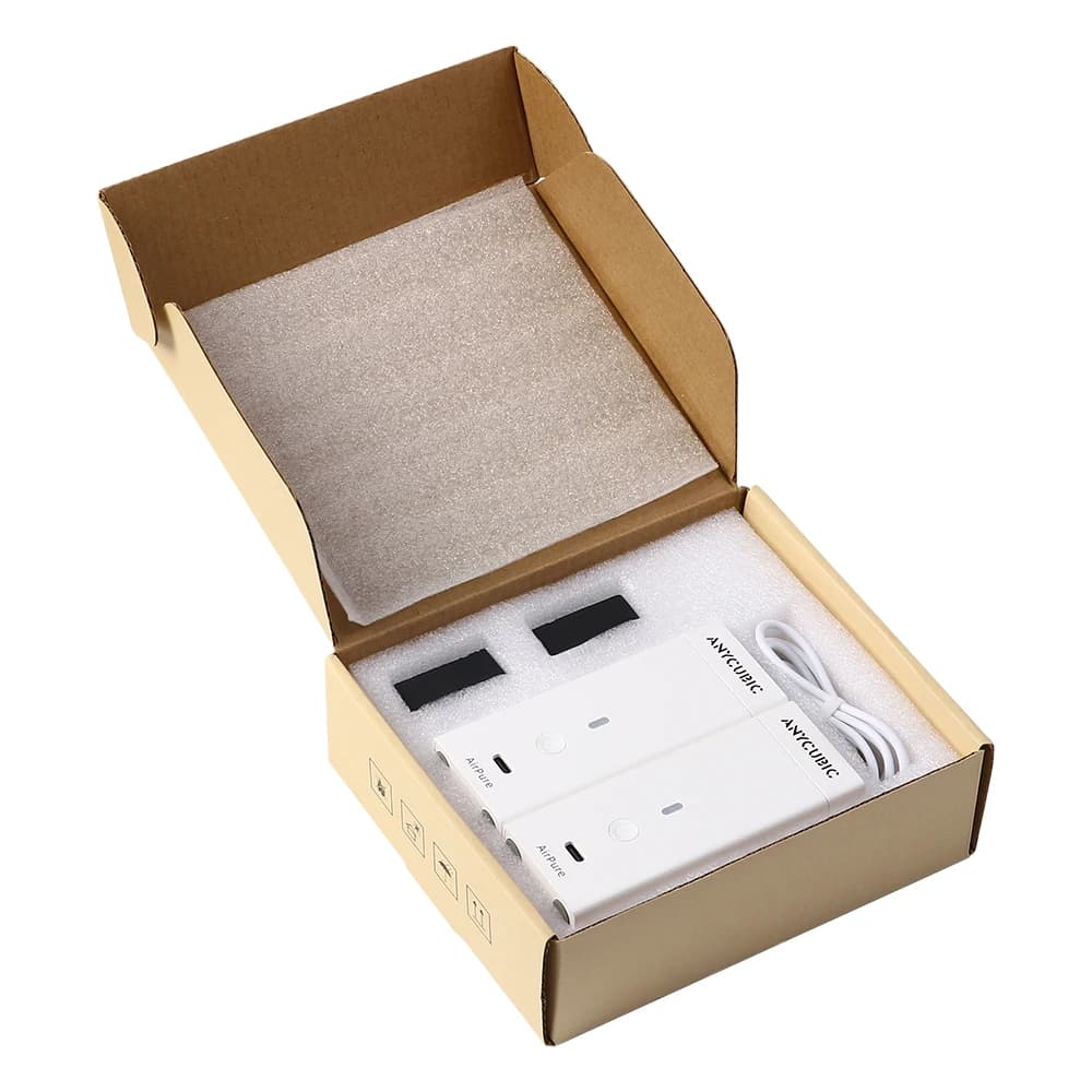 قطع غيار طابعة ANYCUBIC AirPure ثلاثية الأبعاد تنقية هواء فعالة صوت منخفض مروحة قوية عالية السرعة لطابعة راتنج Photon M3 - 5