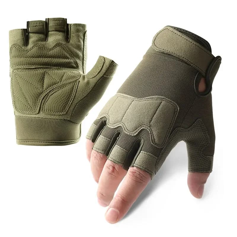 Tactical Gloves for Men and Women Half Finger Outdoor Mountaineering and Cycling Wear-resistant Breathable Riding Gloves - 5